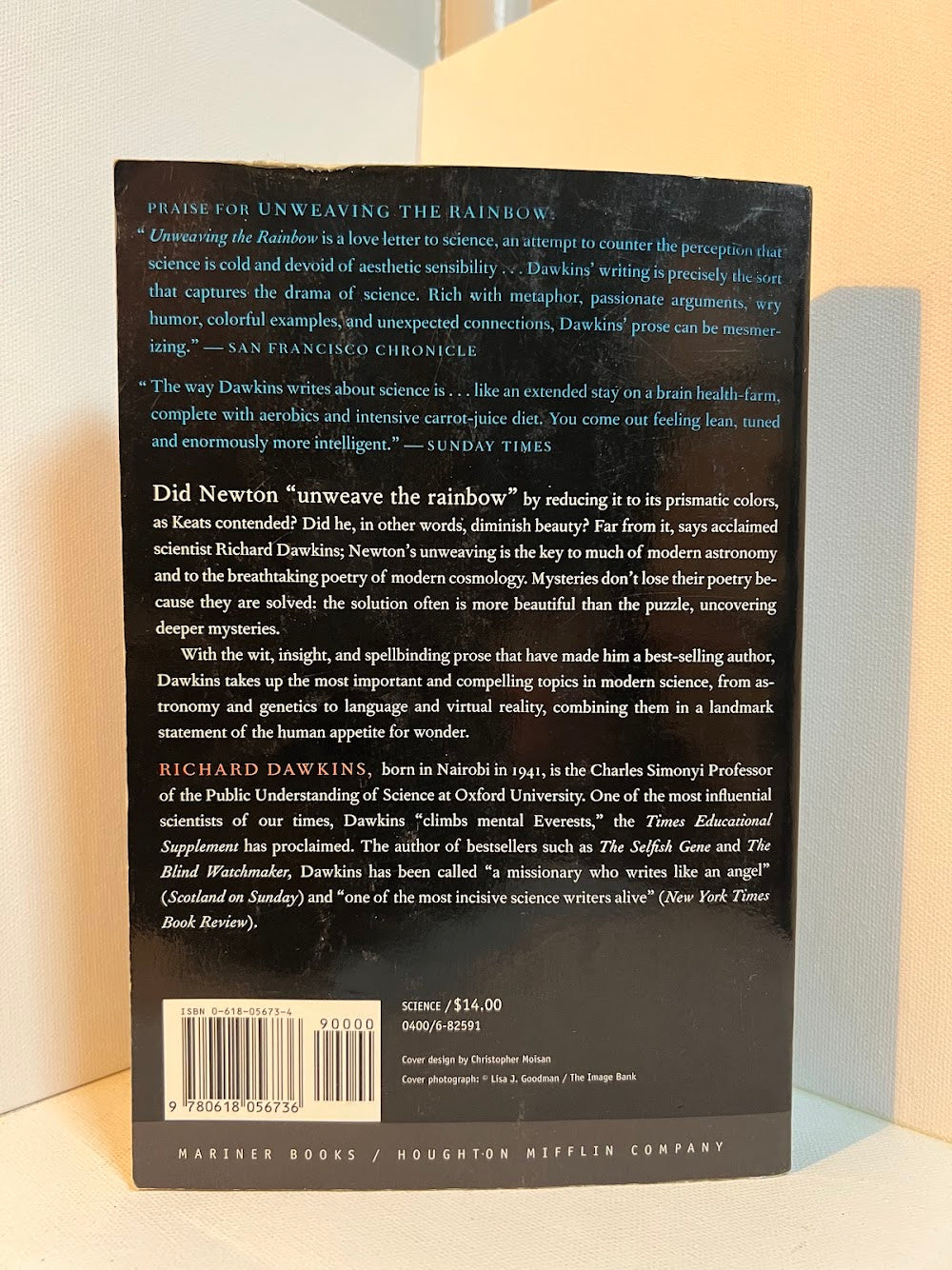 Unweaving the Rainbow by Richard Dawkins