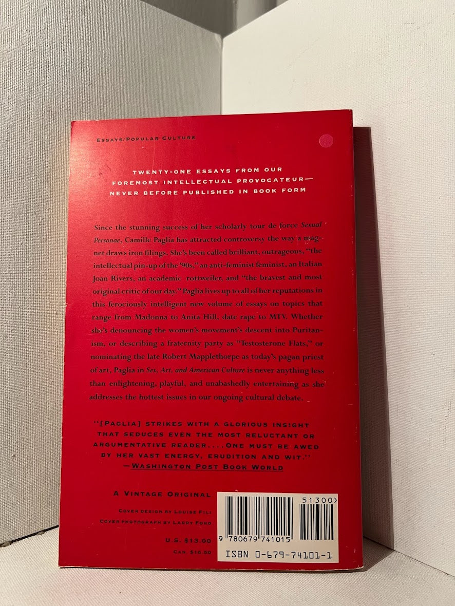 Sex, Art, and American Culture by Camille Paglia
