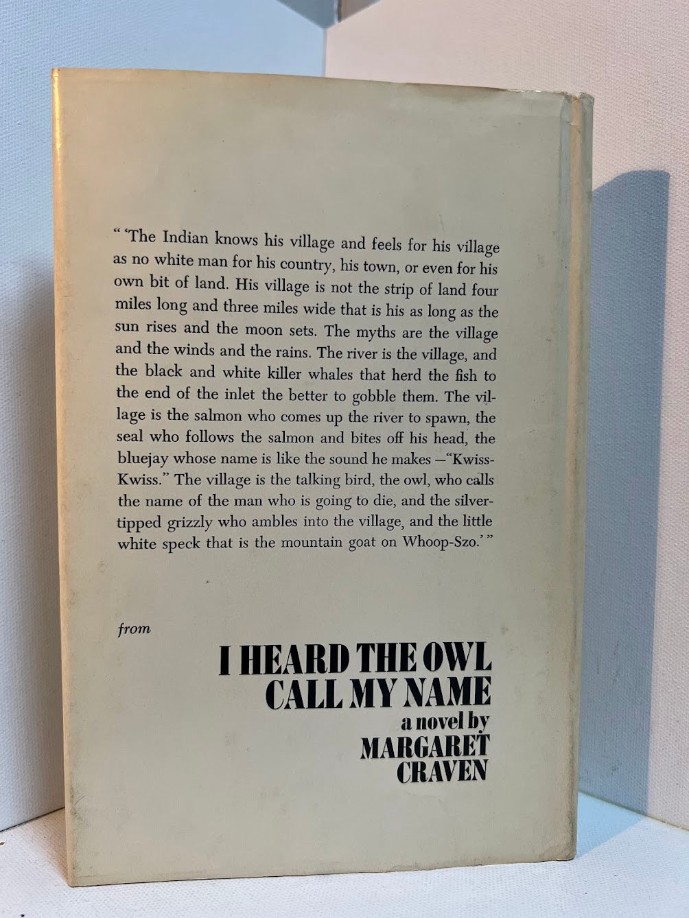 I Heard the Owl Call My Name by Margaret Craven