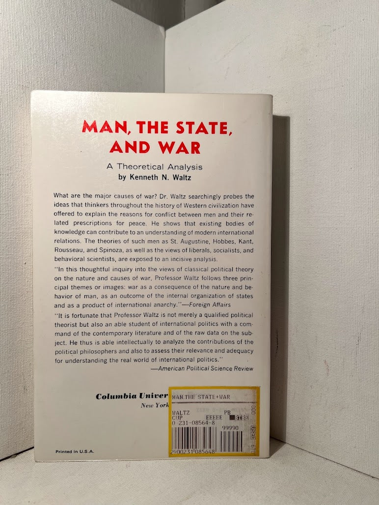 Man The State and War by Kenneth N. Waltz
