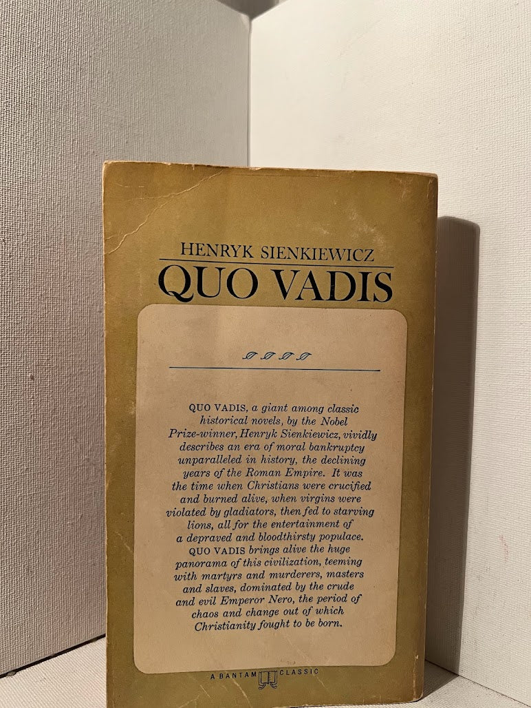 Quo Vadis by Henryk Sienkiewicz