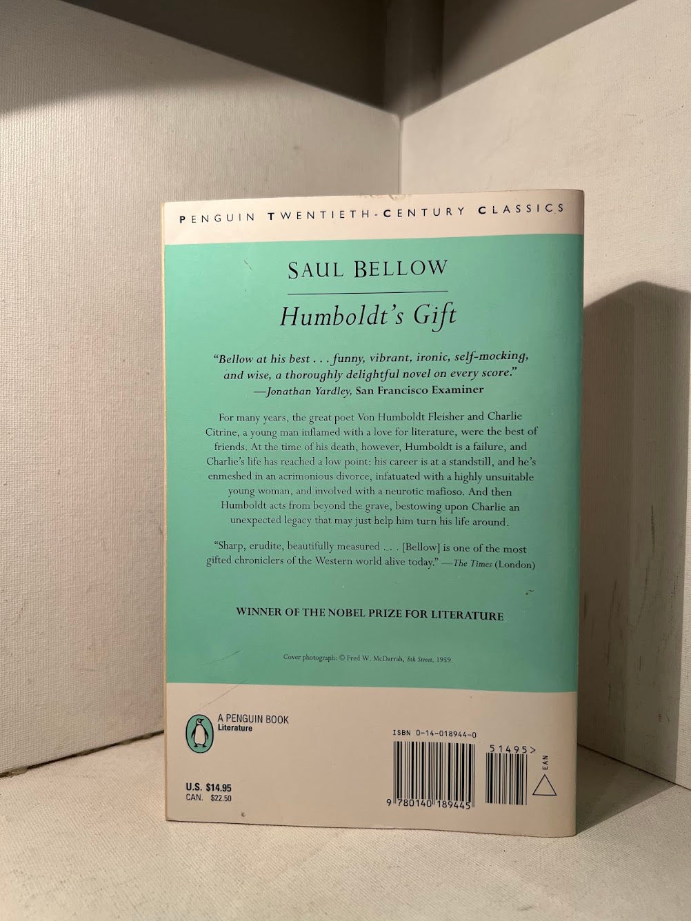 Humboldt's Gift by Saul Bellow