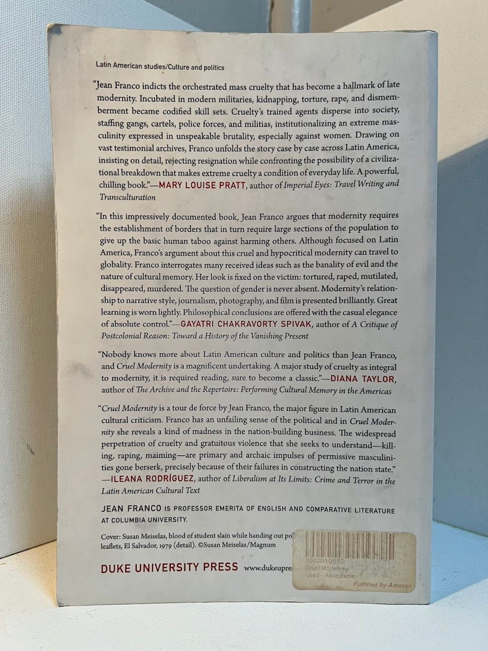 Cruel Modernity by Jean Franco