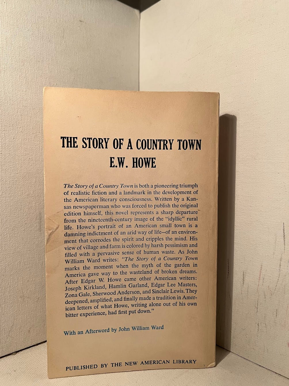 The Story of A Country Town by E.W. Howe