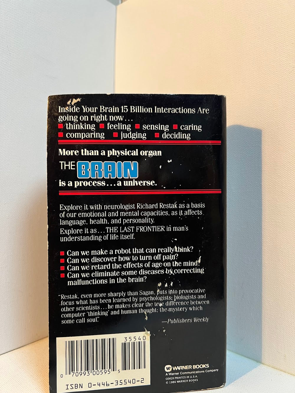 The Brain - The Last Frontier by Richard M. Restak