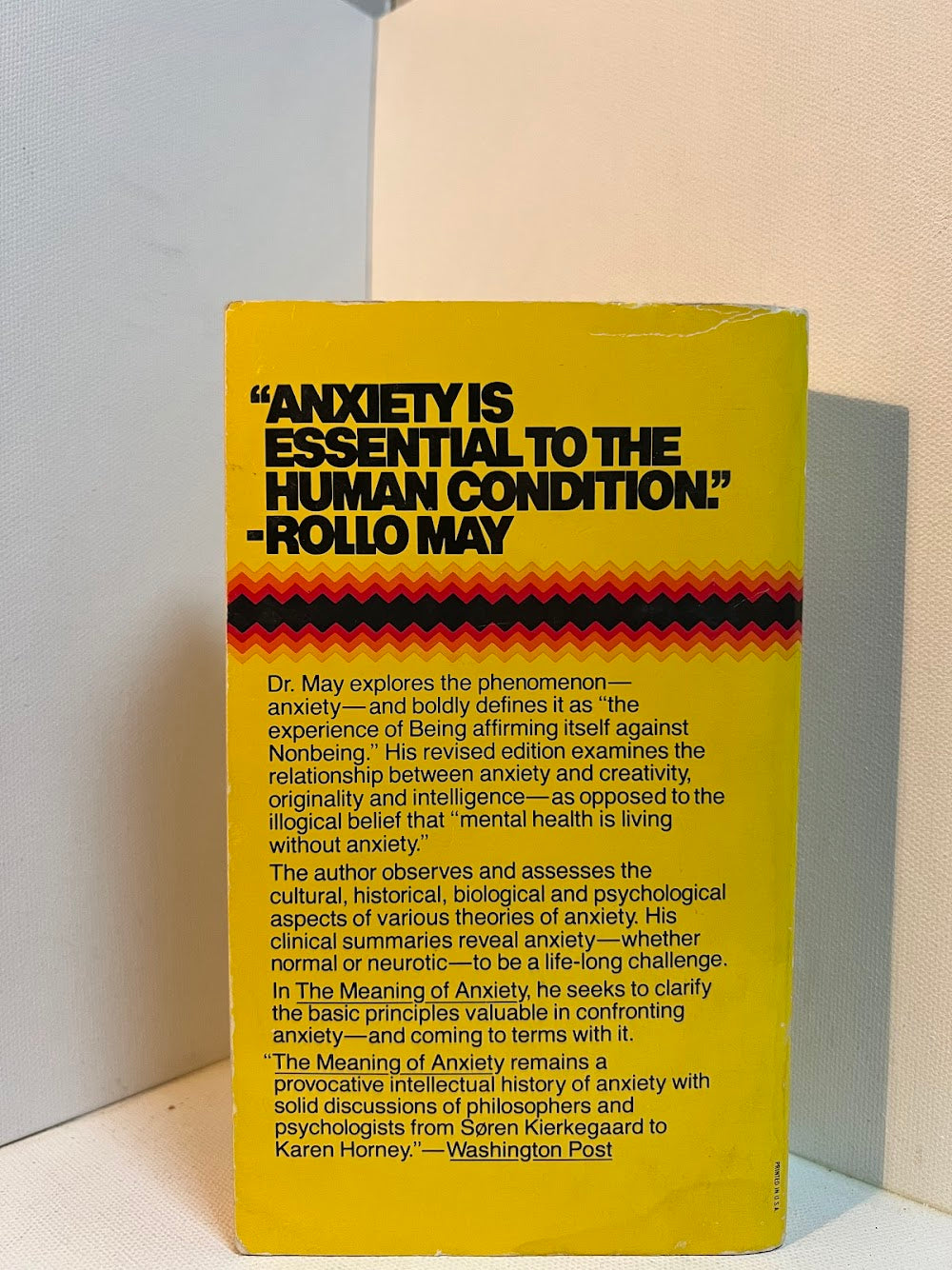 The Meaning of Anxiety by Rollo May