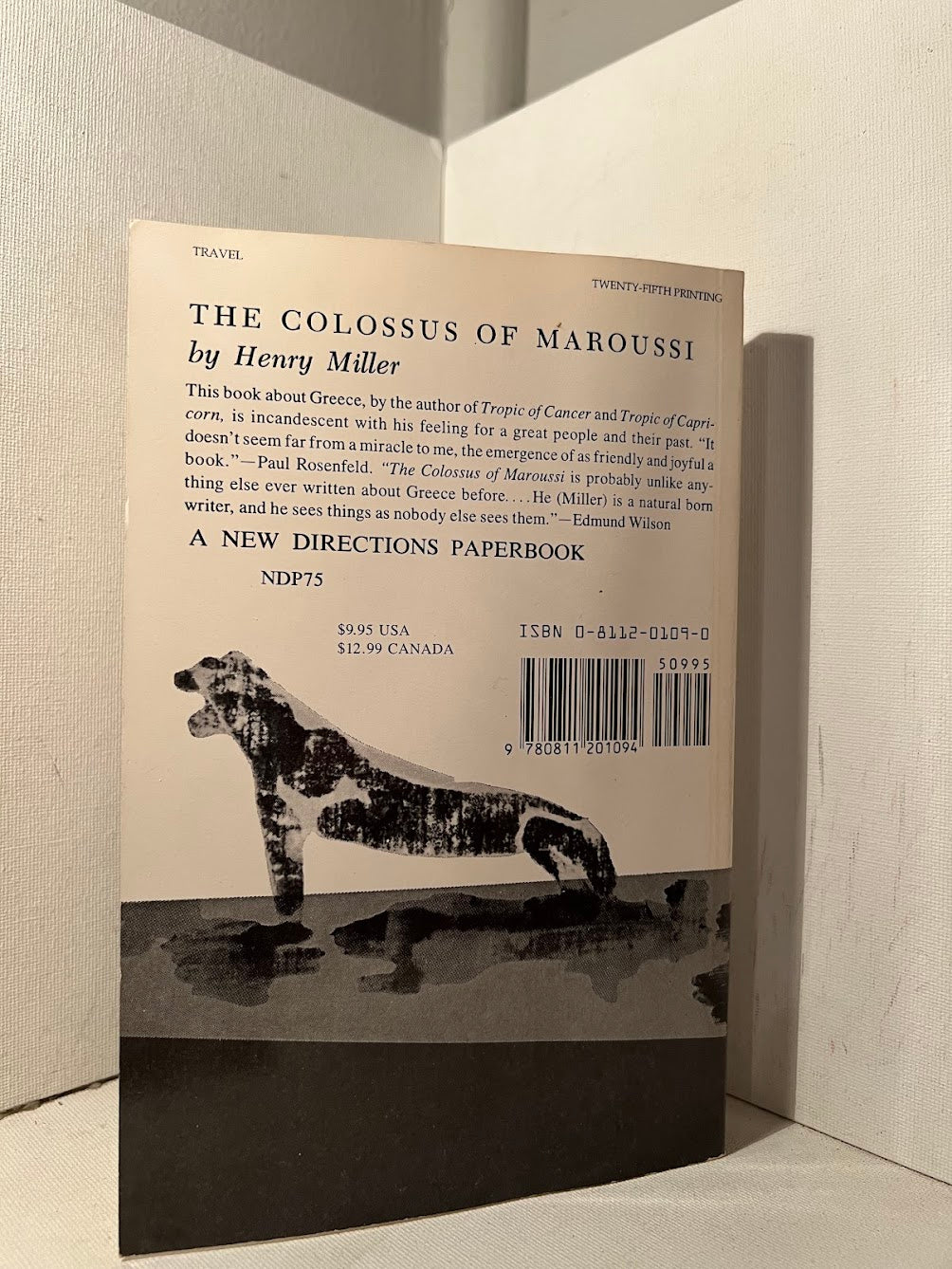 The Colossus of Maroussi by Henry Miller