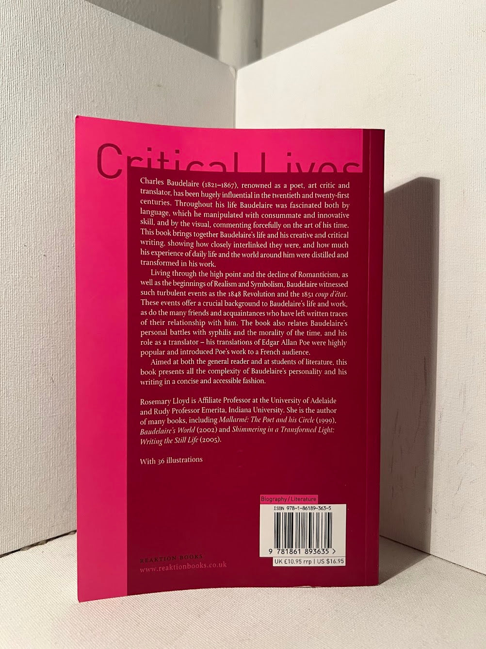 Charles Baudelaire by Rosemary Lloyd