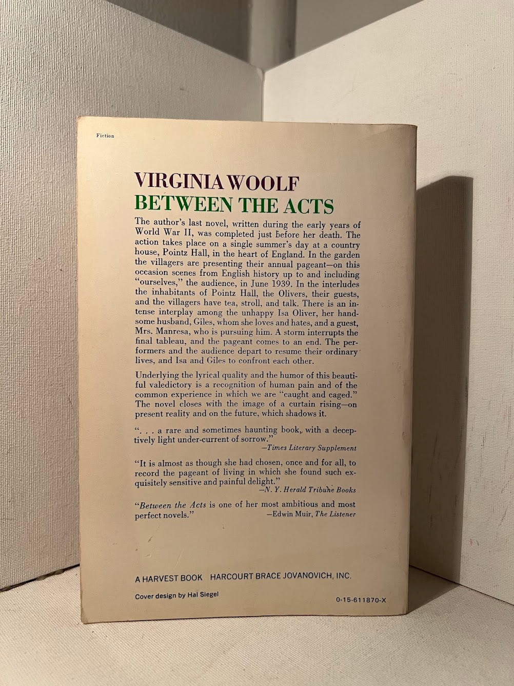 Between the Acts by Virginia Woolf