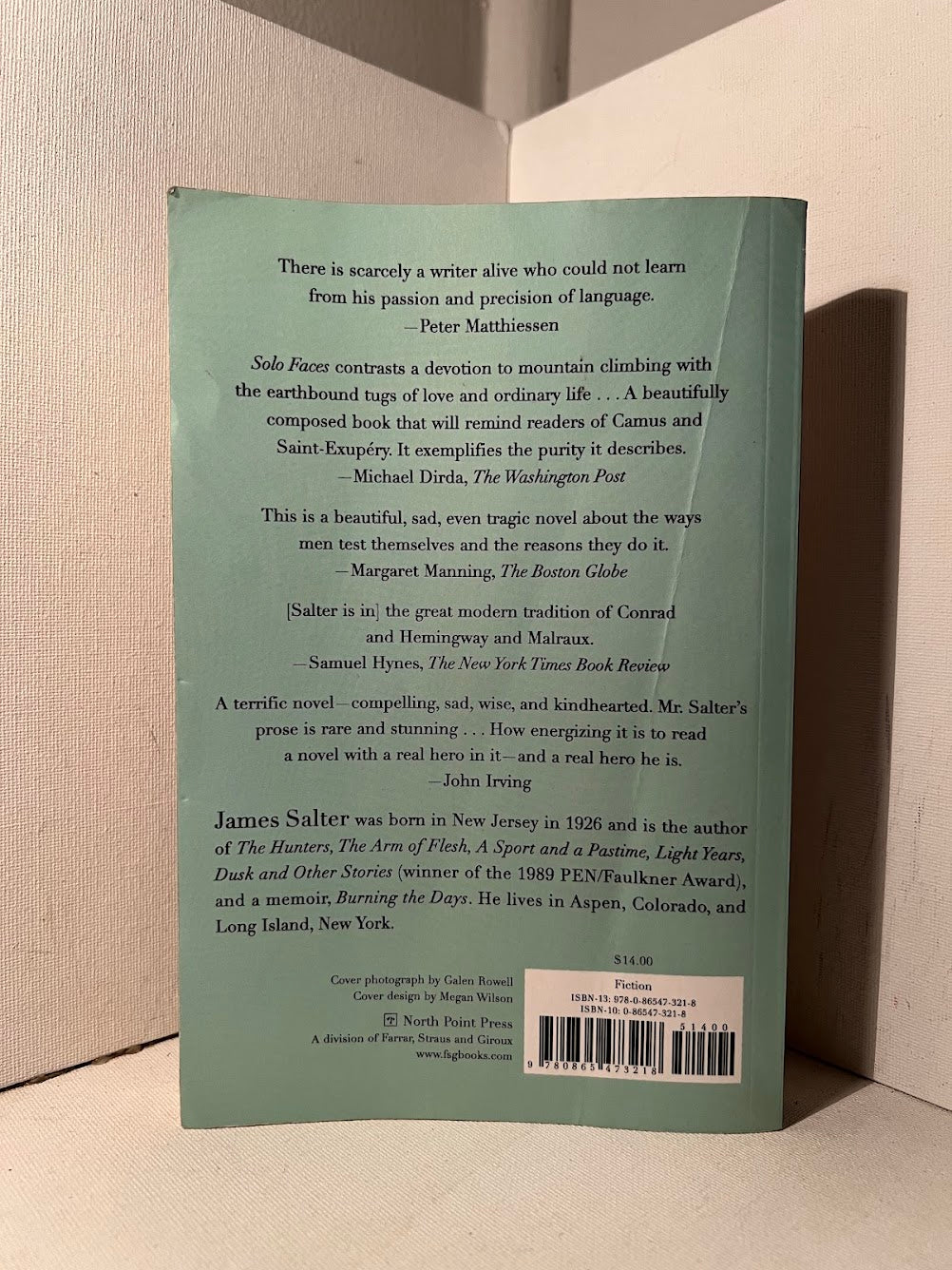 Solo Faces by James Salter