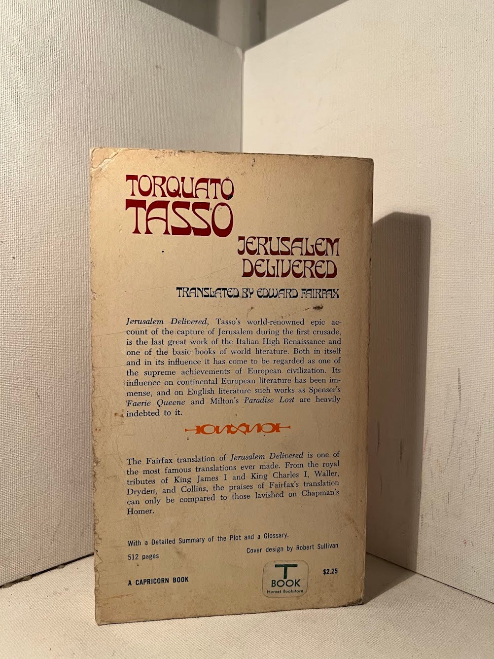 Jerusalem Delivered by Torquato Tasso