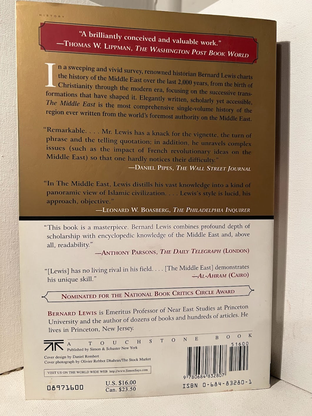 The Middle East by Bernard Lewis