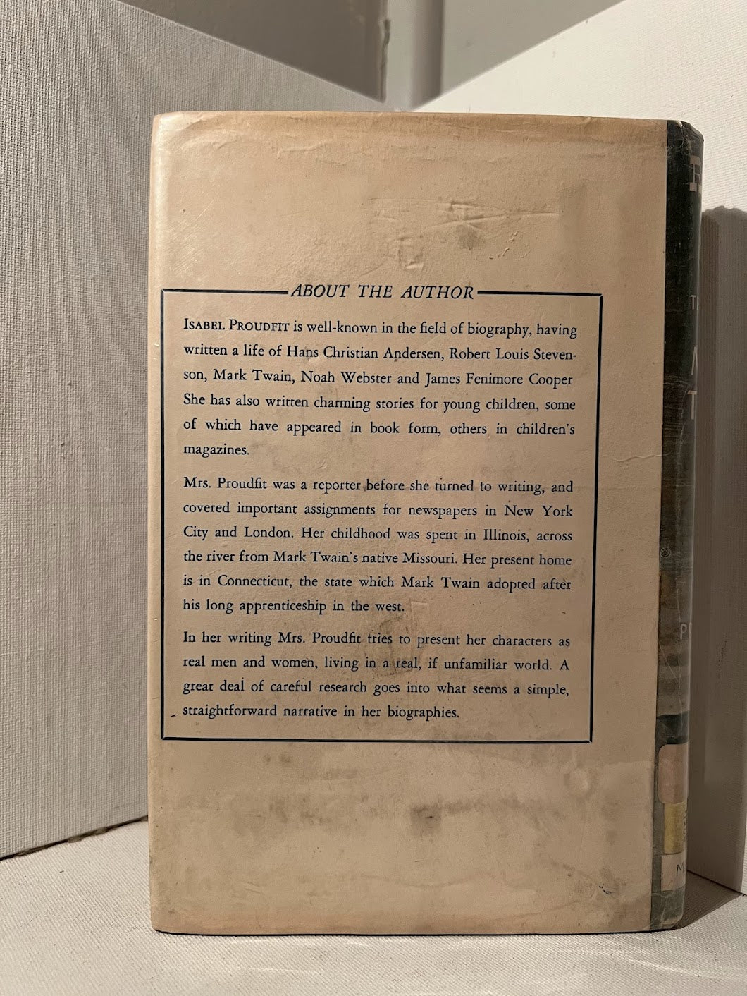 River Boy The Story of Mark Twain by Isabel Proudfit