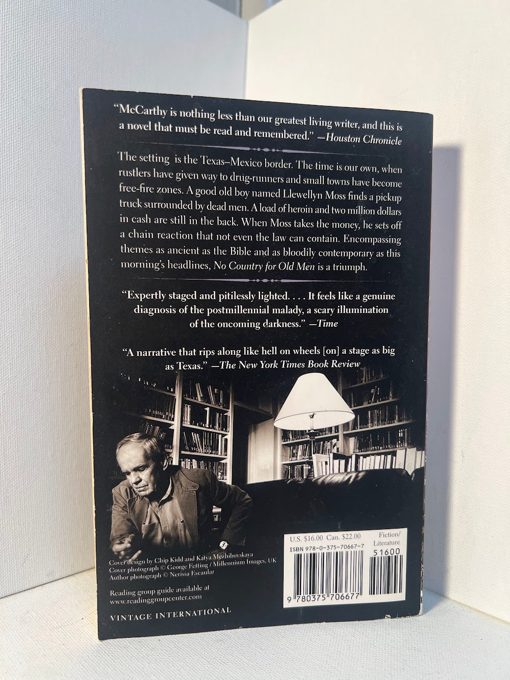 No Country for Old Men by Cormac McCarthy