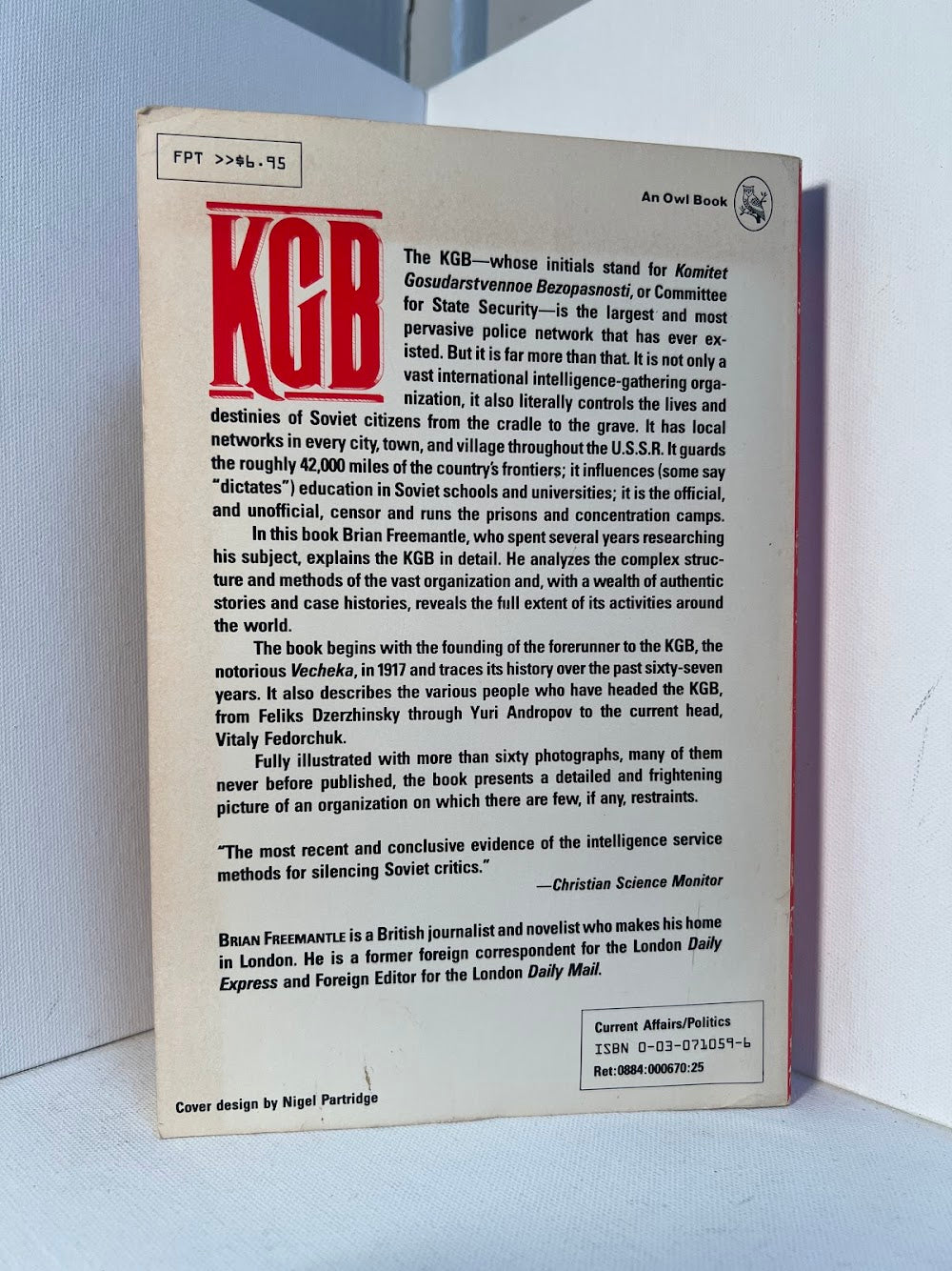 KGB - Inside the World's Largest Intelligence Network by Brian Freemantle