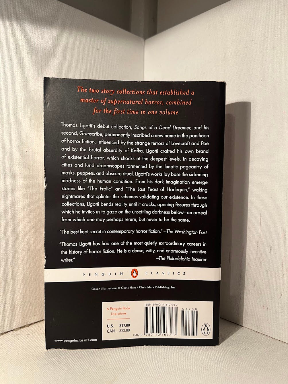 Songs of a Dead Dreamer and Grimscribe by Thomas Ligotti