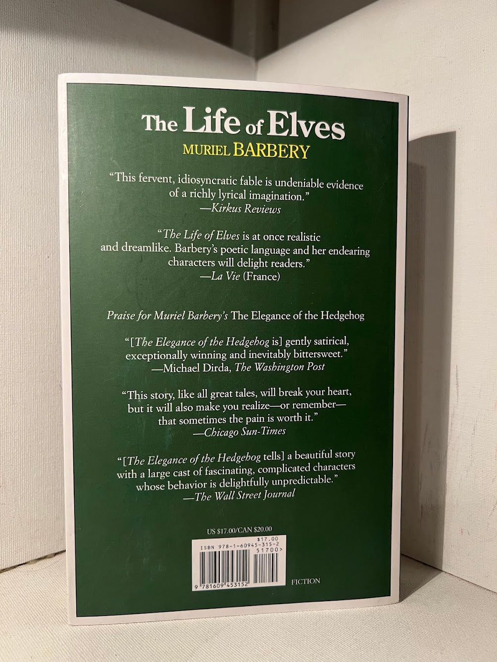 The Life of Elves by Muriel Barbery
