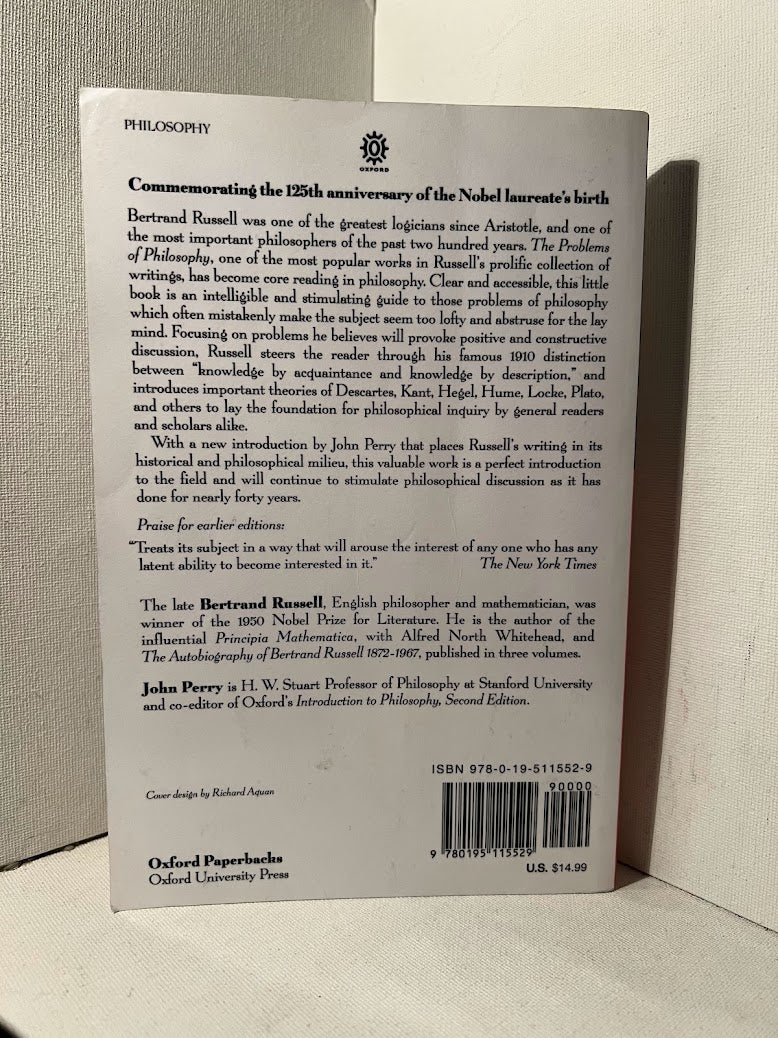 The Problems of Philosophy by Bertrand Russell