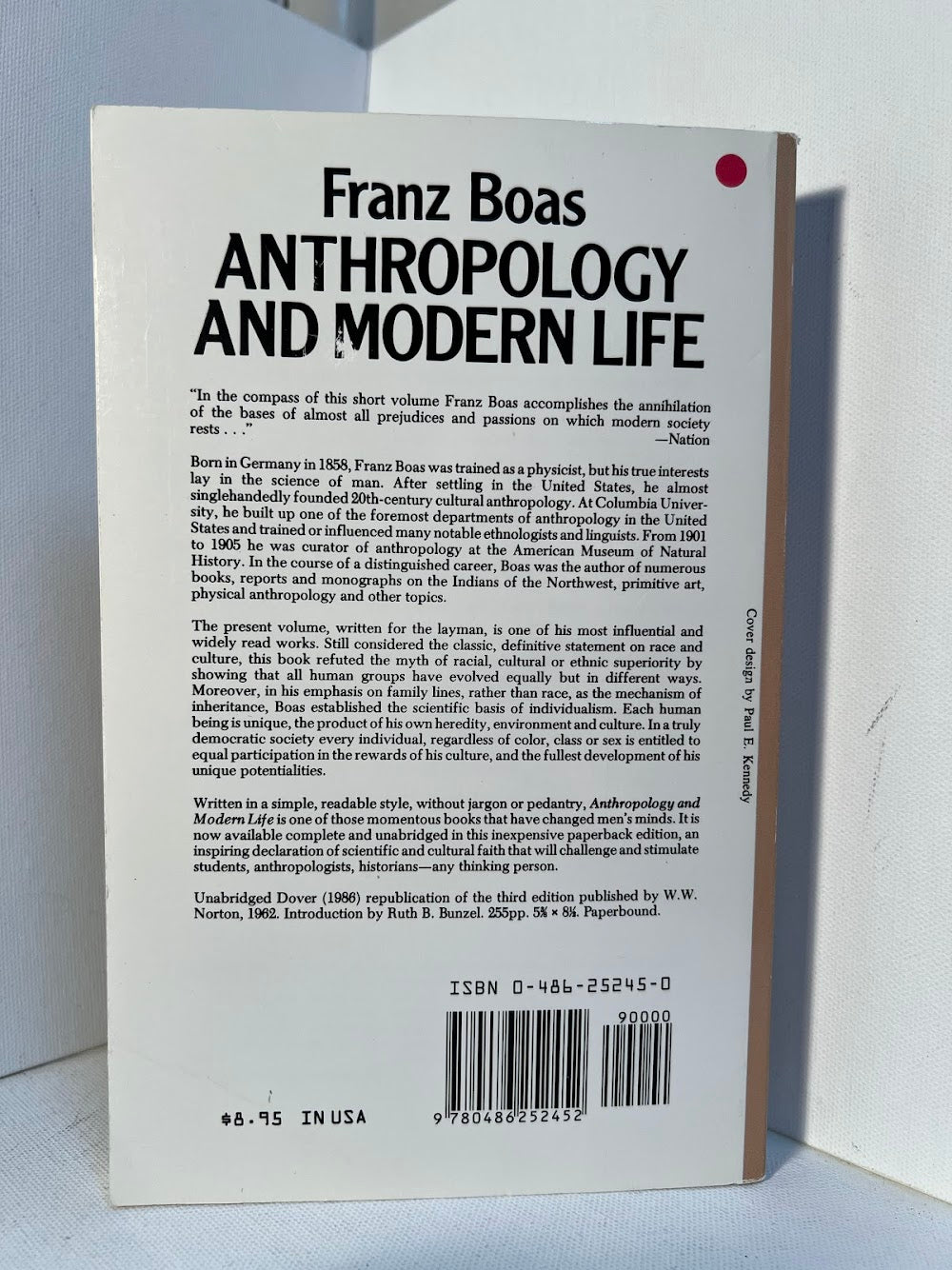 Anthropology and Modern Life by Franz Boas