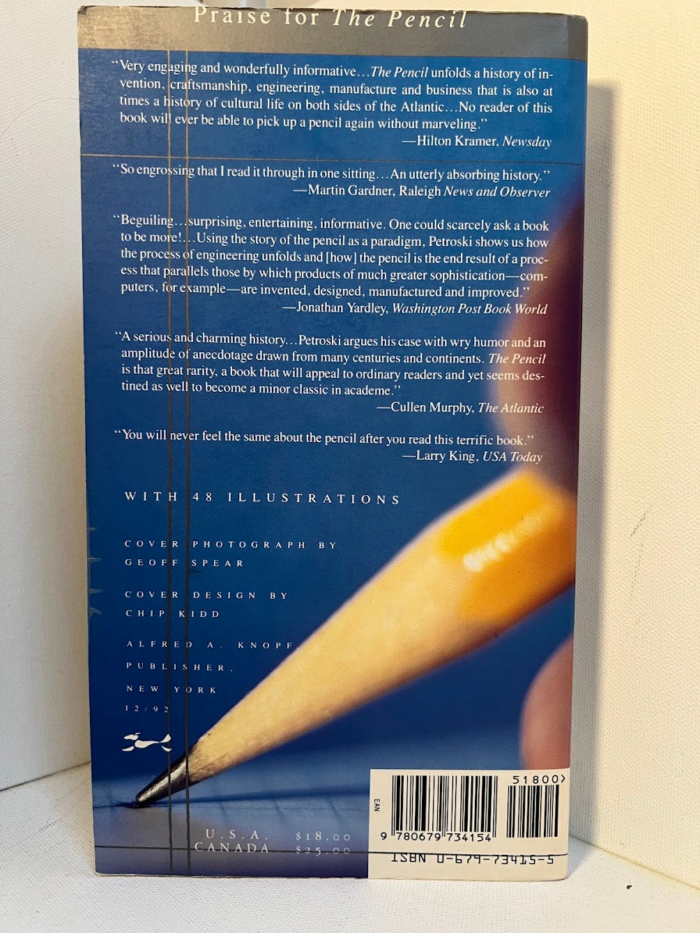 The Pencil - A History of Design and Circumstance by Henry Petroski