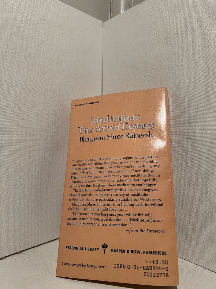 Meditation: The Art of Ecstasy by Bhagwan Shree Rajneesh