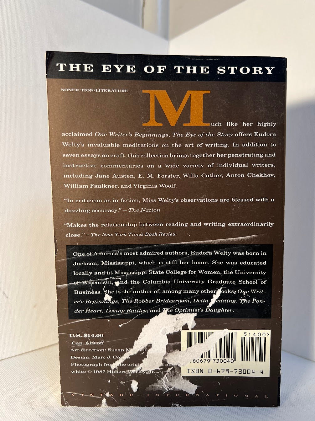 The Eye of the Story by Eudora Welty