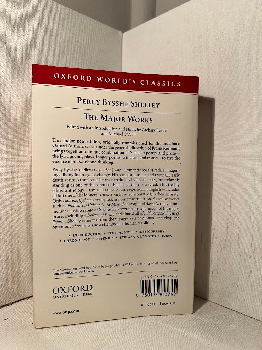 The Major Works by Percy Bysshe Shelley