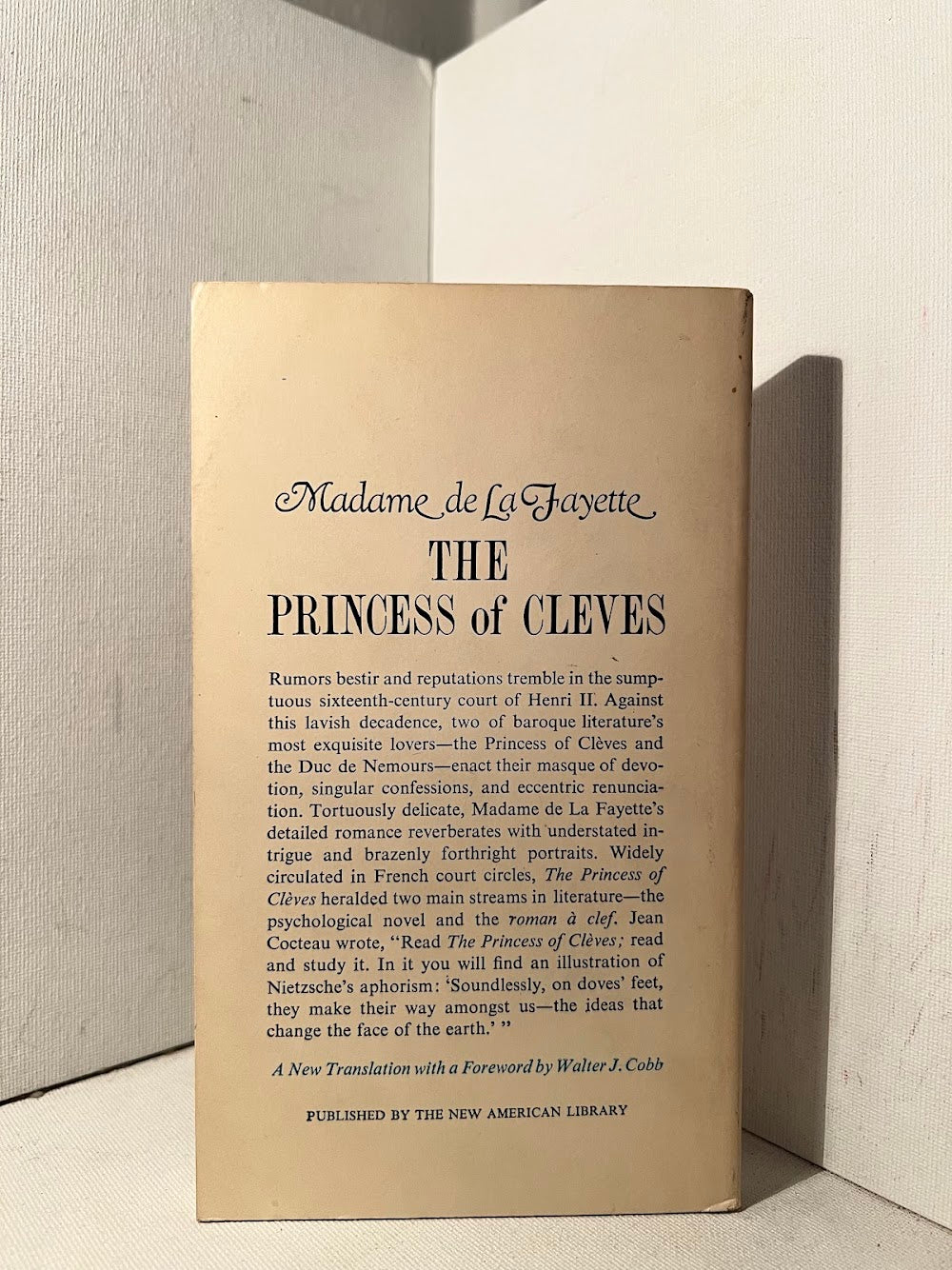 The Princess of Cleves by Madame de La Fayette