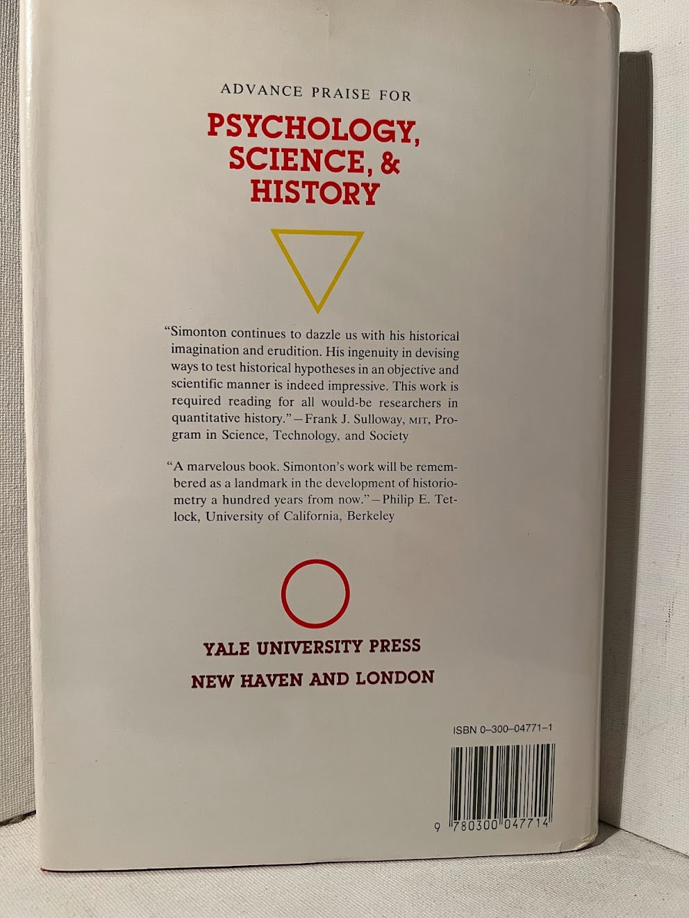 Psychology, Science, & History: An Introduction to Historiometry by Dean Keith Simonton