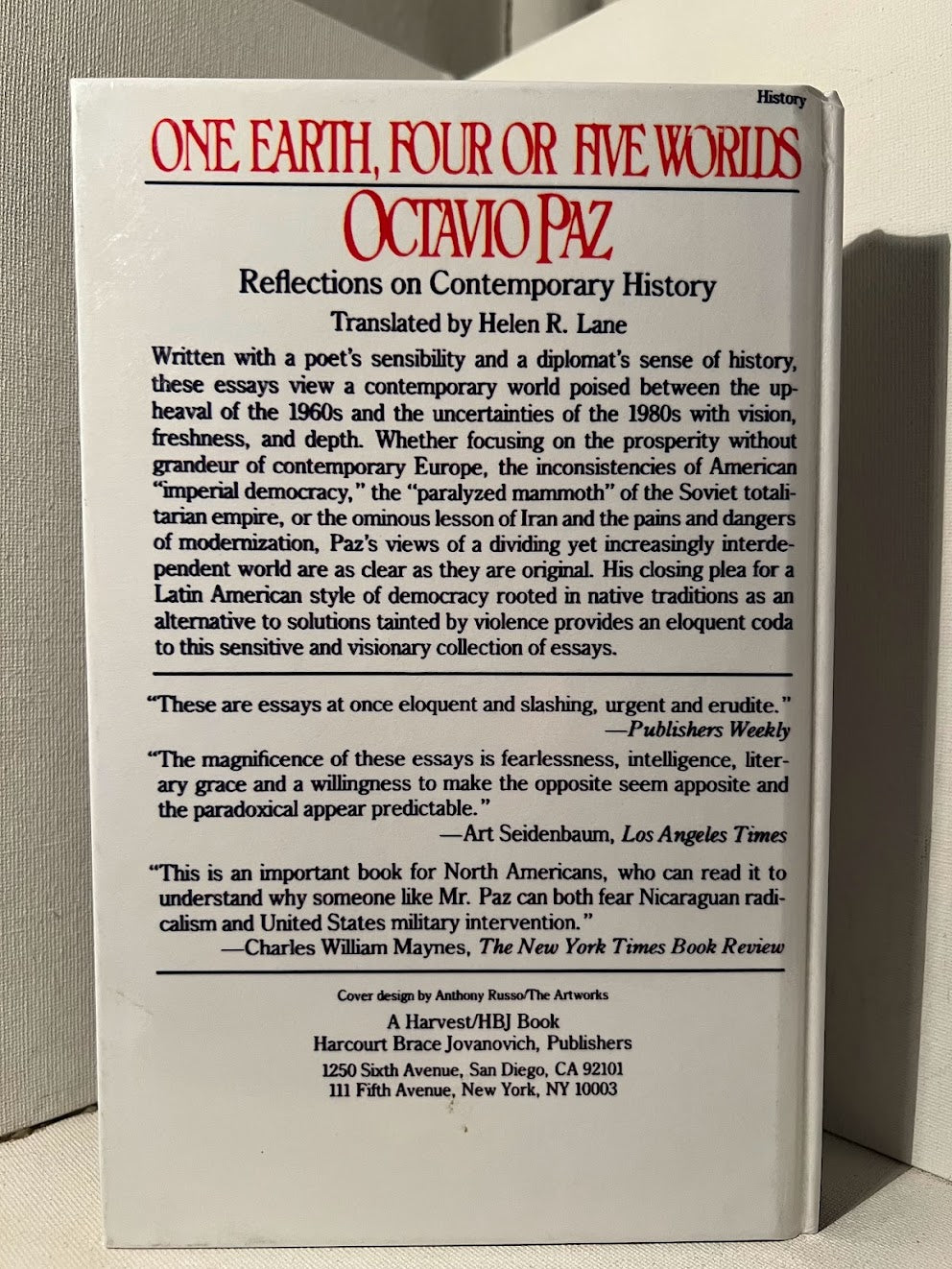 One Earth, Four or Five Worlds by Octavio Paz