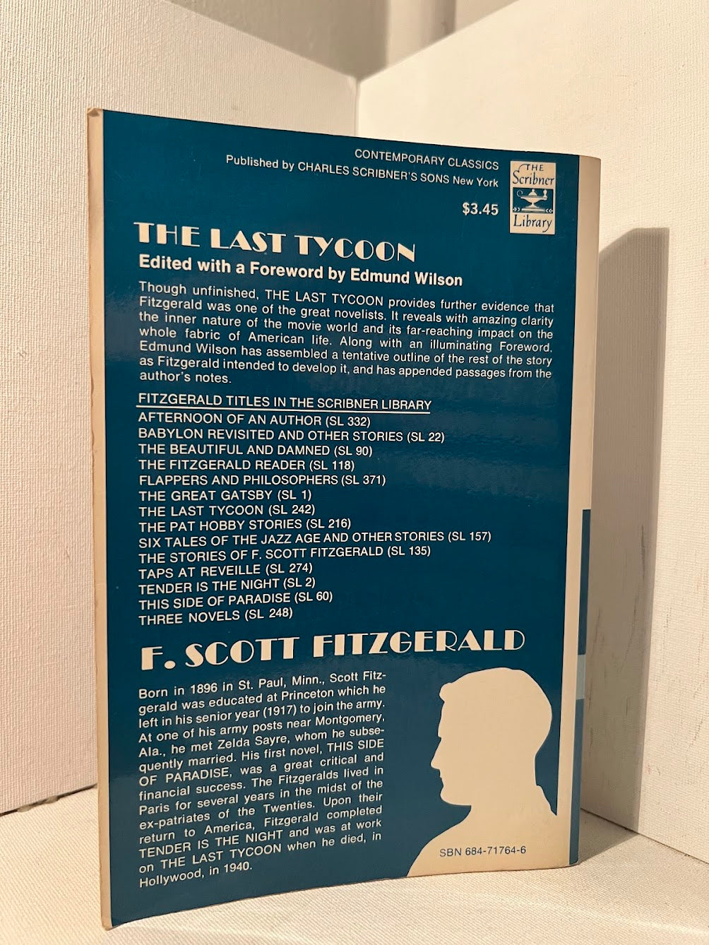 The Last Tycoon by F. Scott Fitzgerald