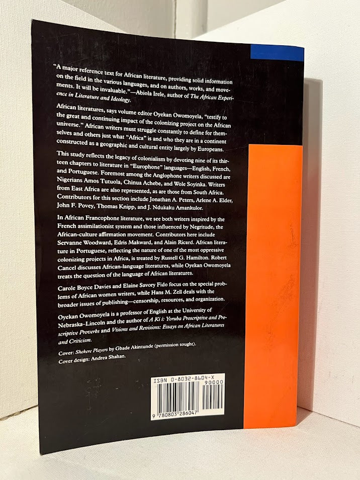 A History of Twentieth Century African Literatures edited by Oyekan Owomoyela