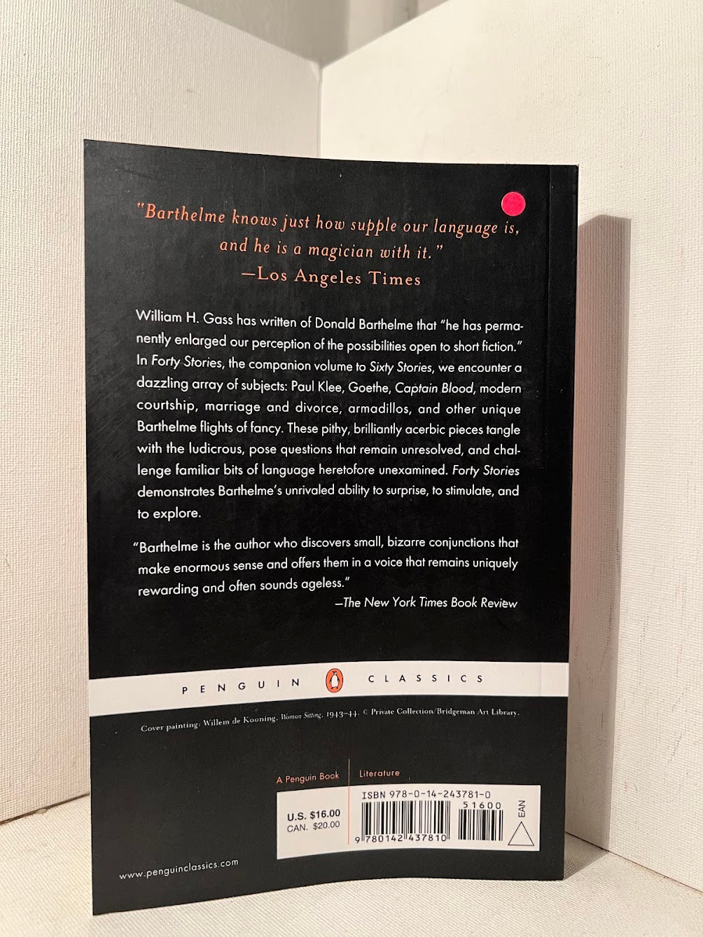 Forty Stories by Donald Barthelme