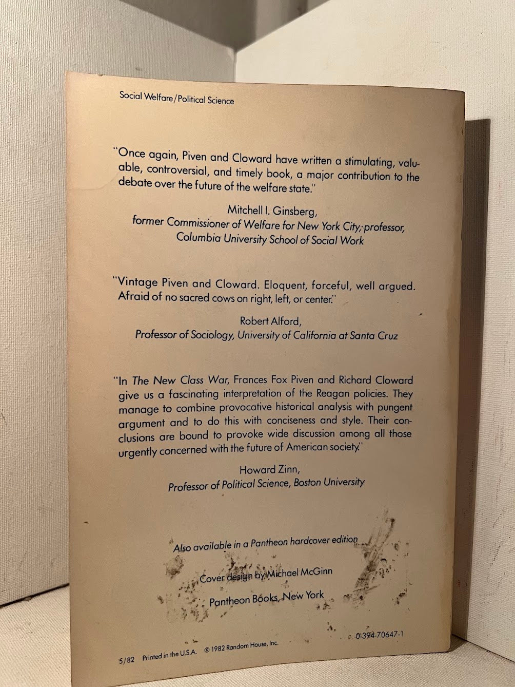 The New Class War by Frances Fox Piven & Richard A. Cloward
