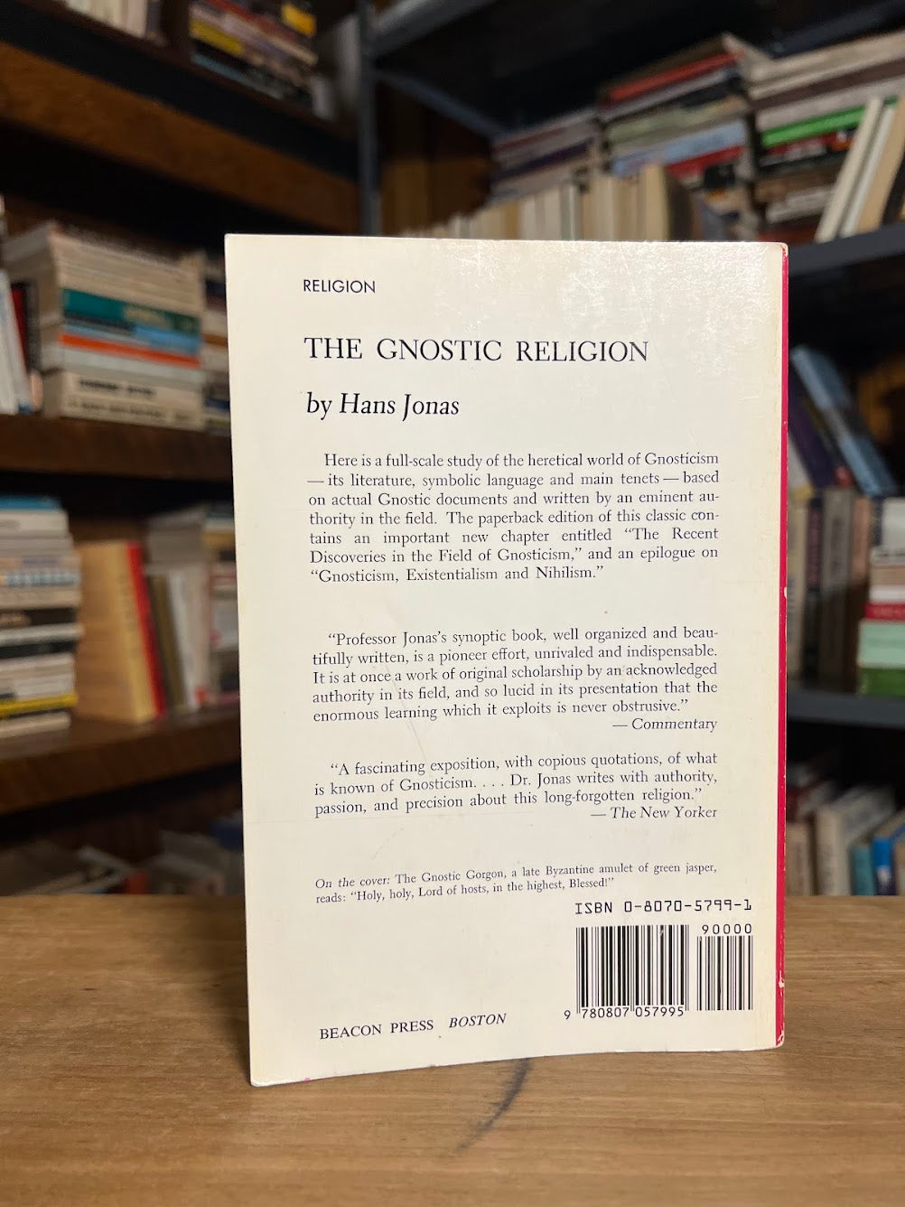 The Gnostic Religion by Hans Jonas