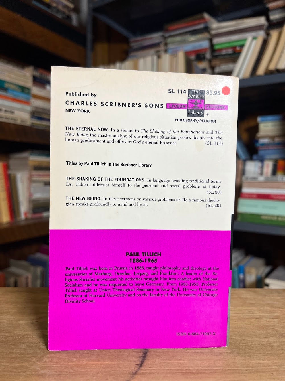 The Eternal Now by Paul Tillich