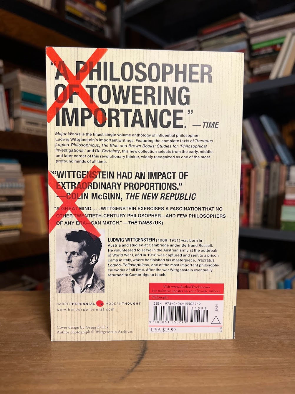 Major Works by Ludwig Wittgenstein