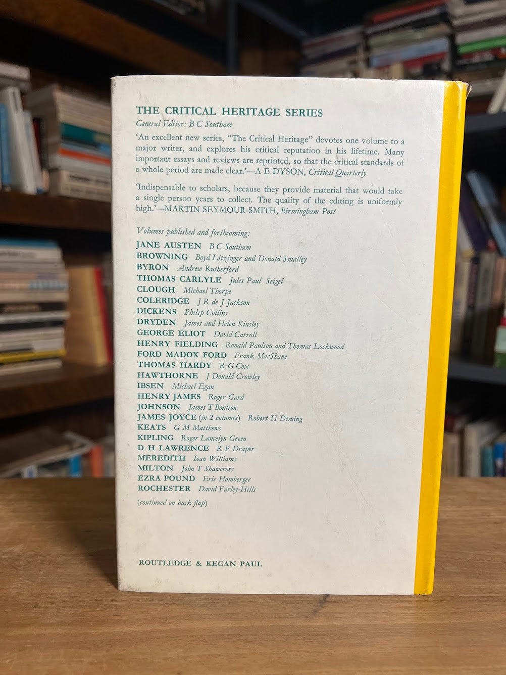 Walt Whitman: The Critical Heritage edited by Milton Hindus