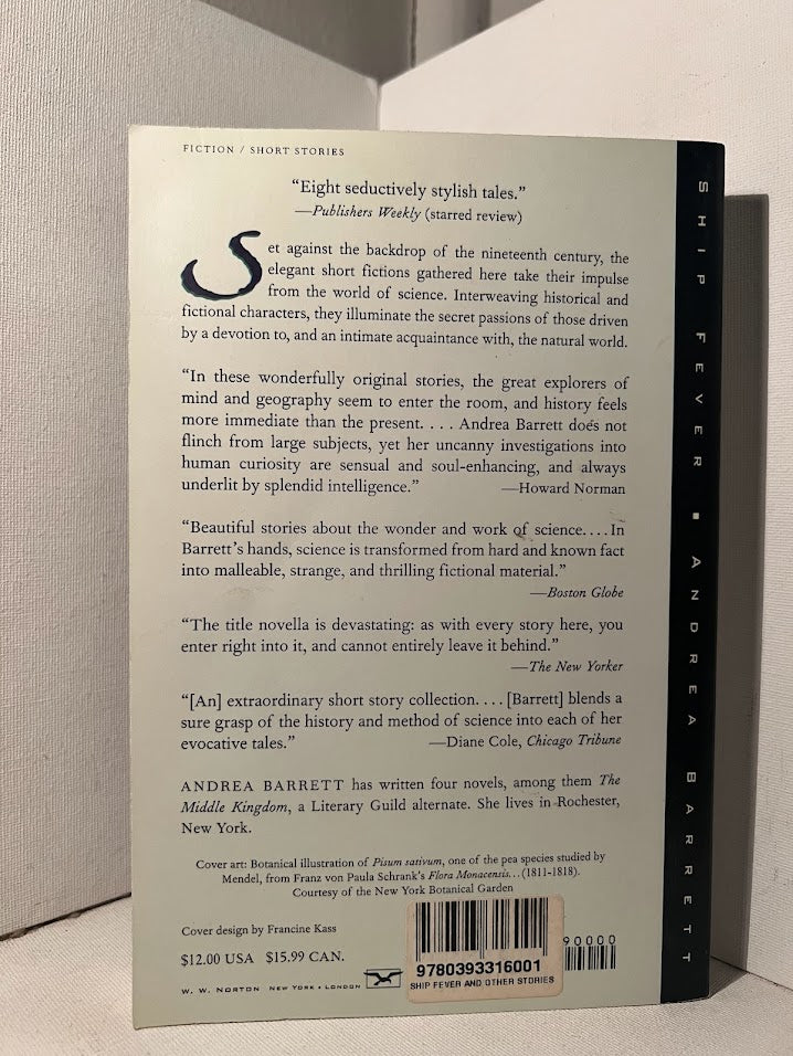 Ship Fever by Andrea Barrett