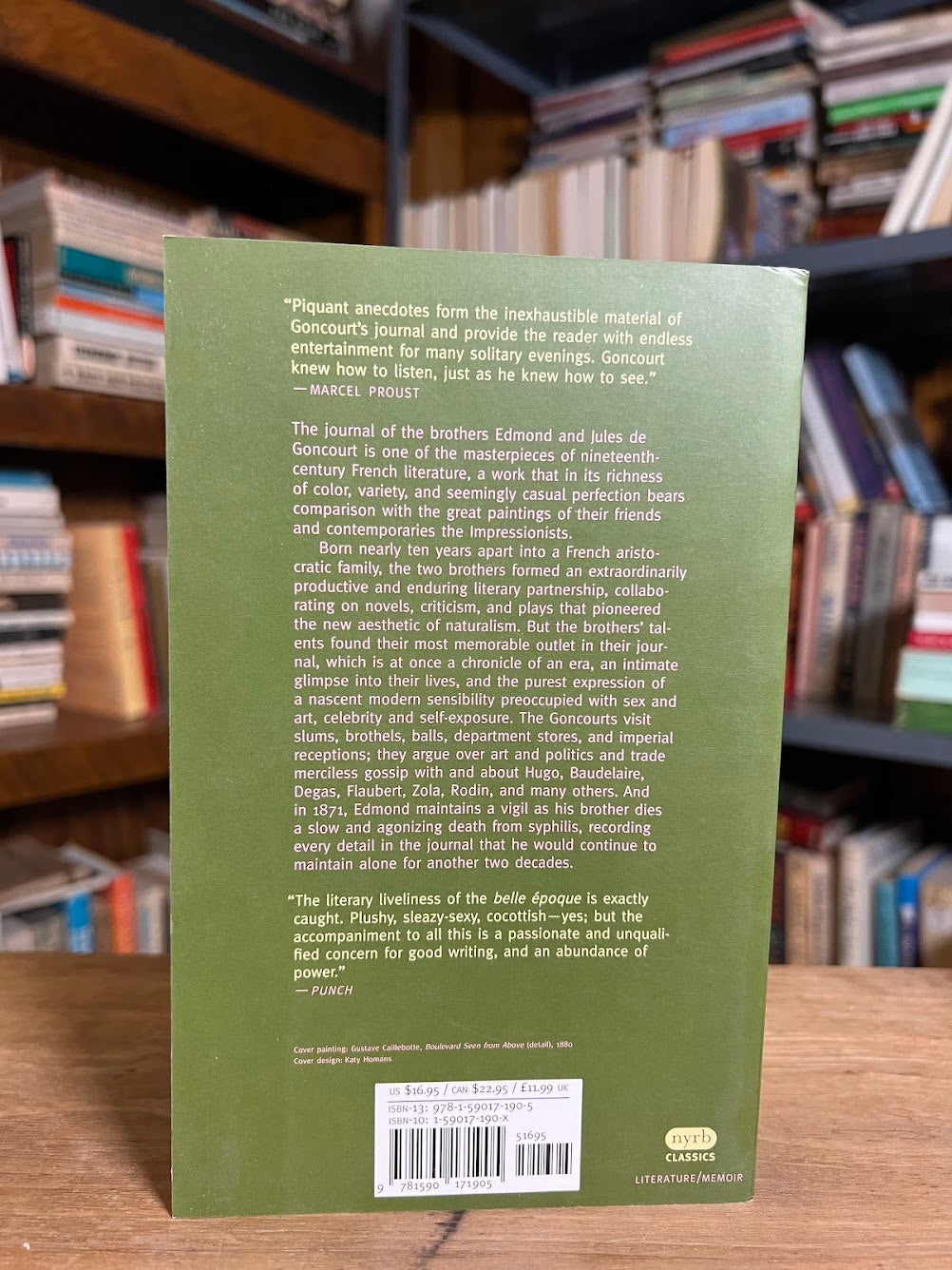 Pages from the Goncourt Journals
