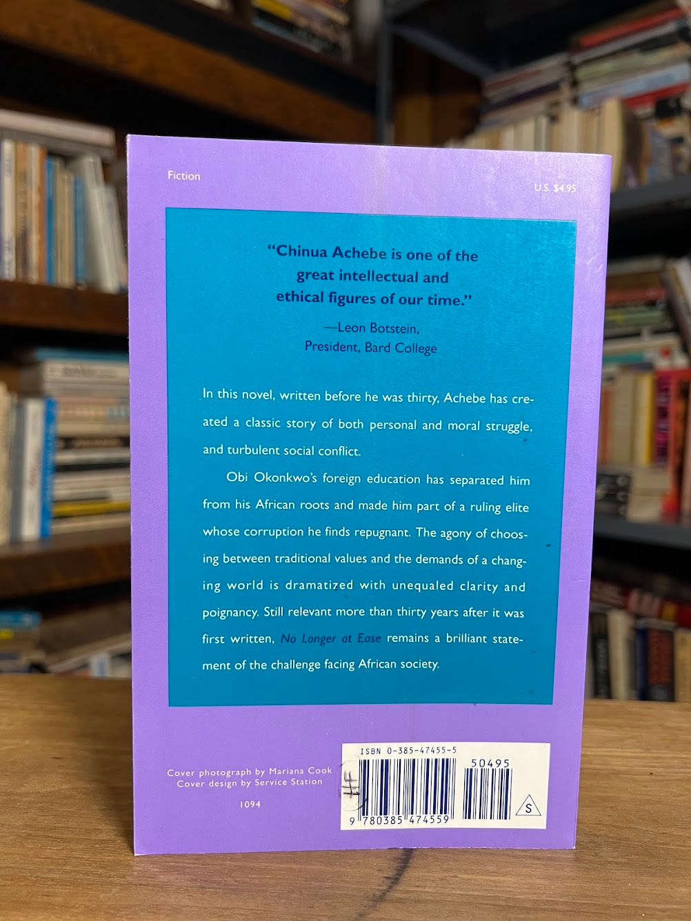 No Longer At Ease by Chinua Achebe