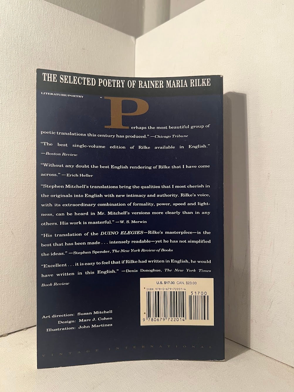 The Selected Poetry of Rainer Maria Rilke