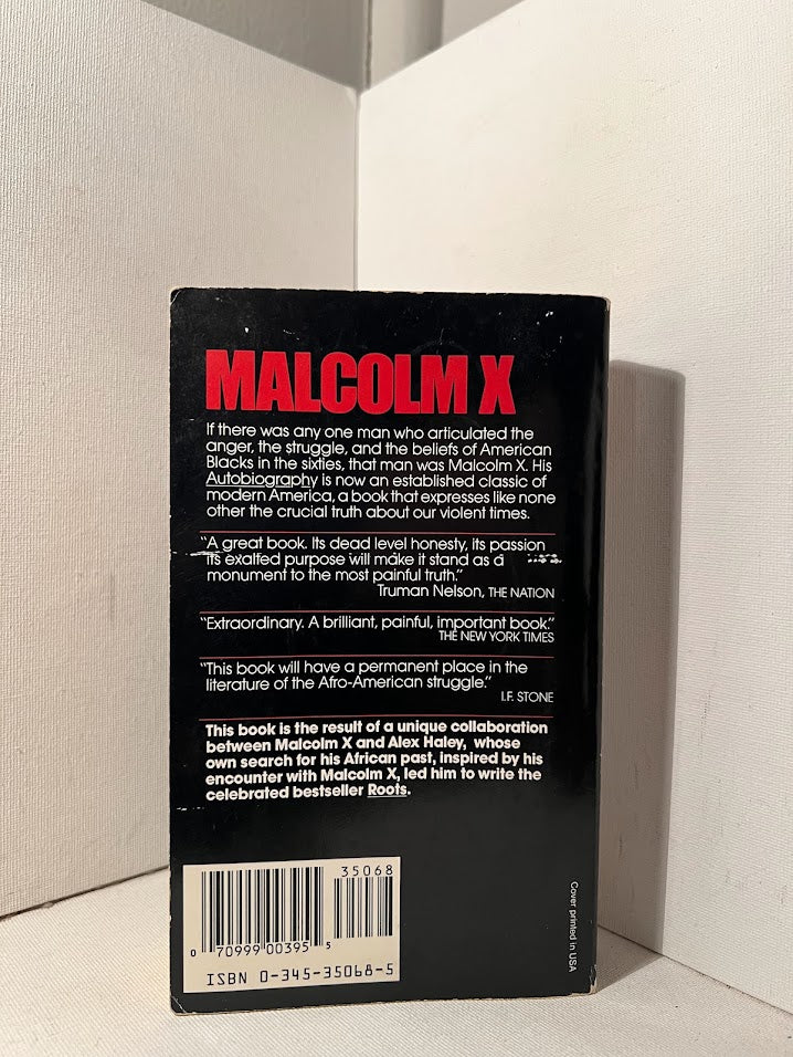 The Autobiography of Malcolm X as told to Alex Haley
