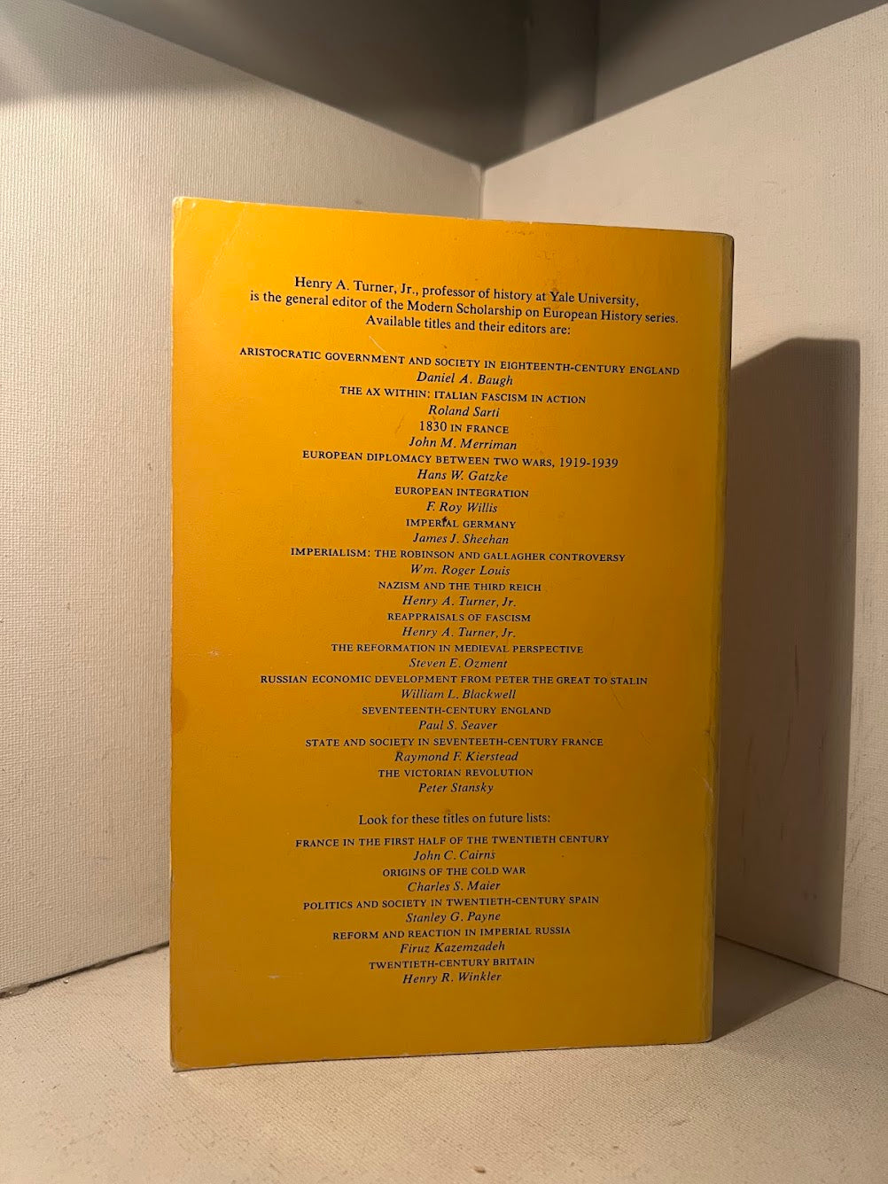 Imperial Germany edited by James J. Sheehan