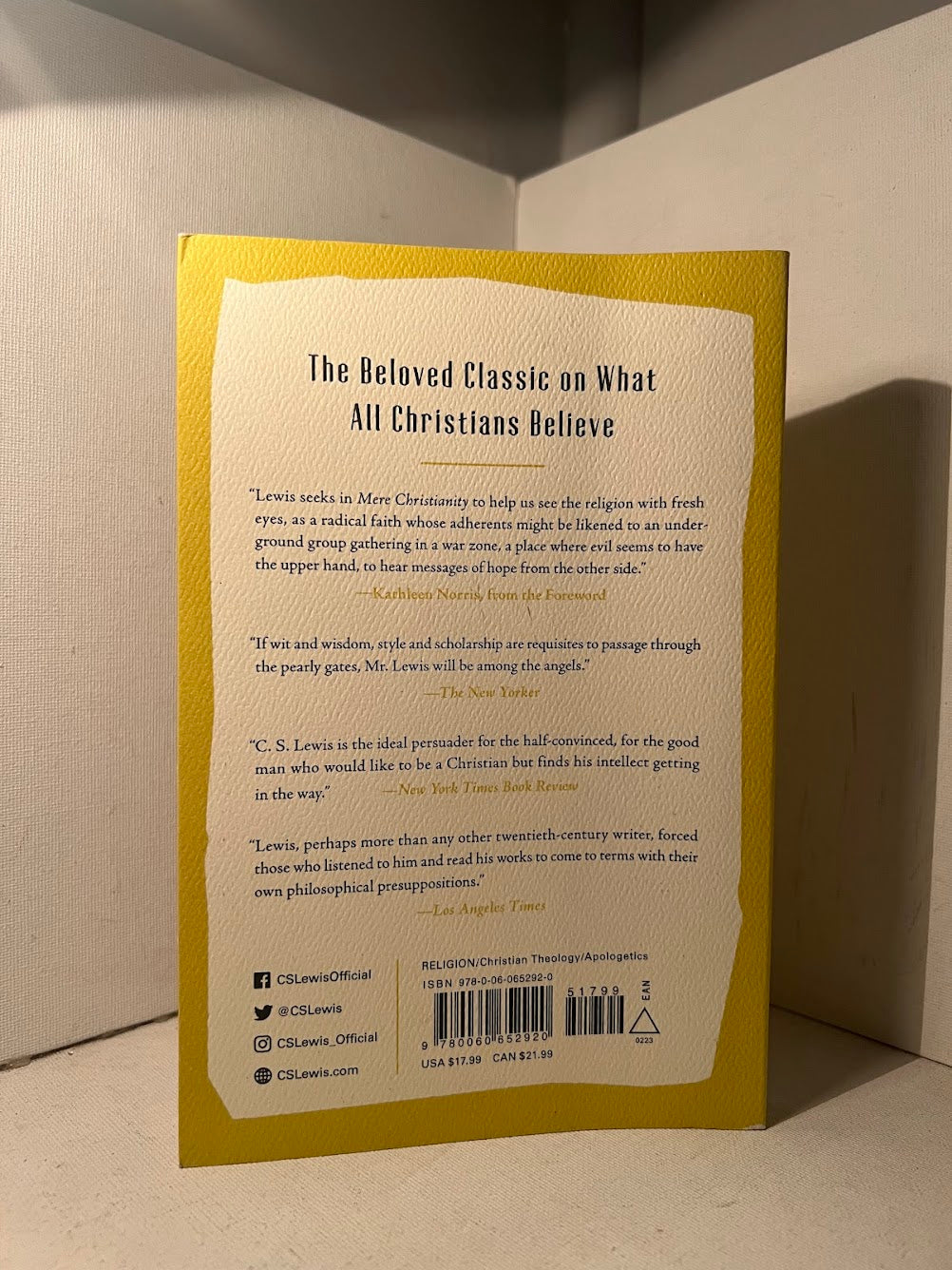 Mere Christianity by C.S. Lewis