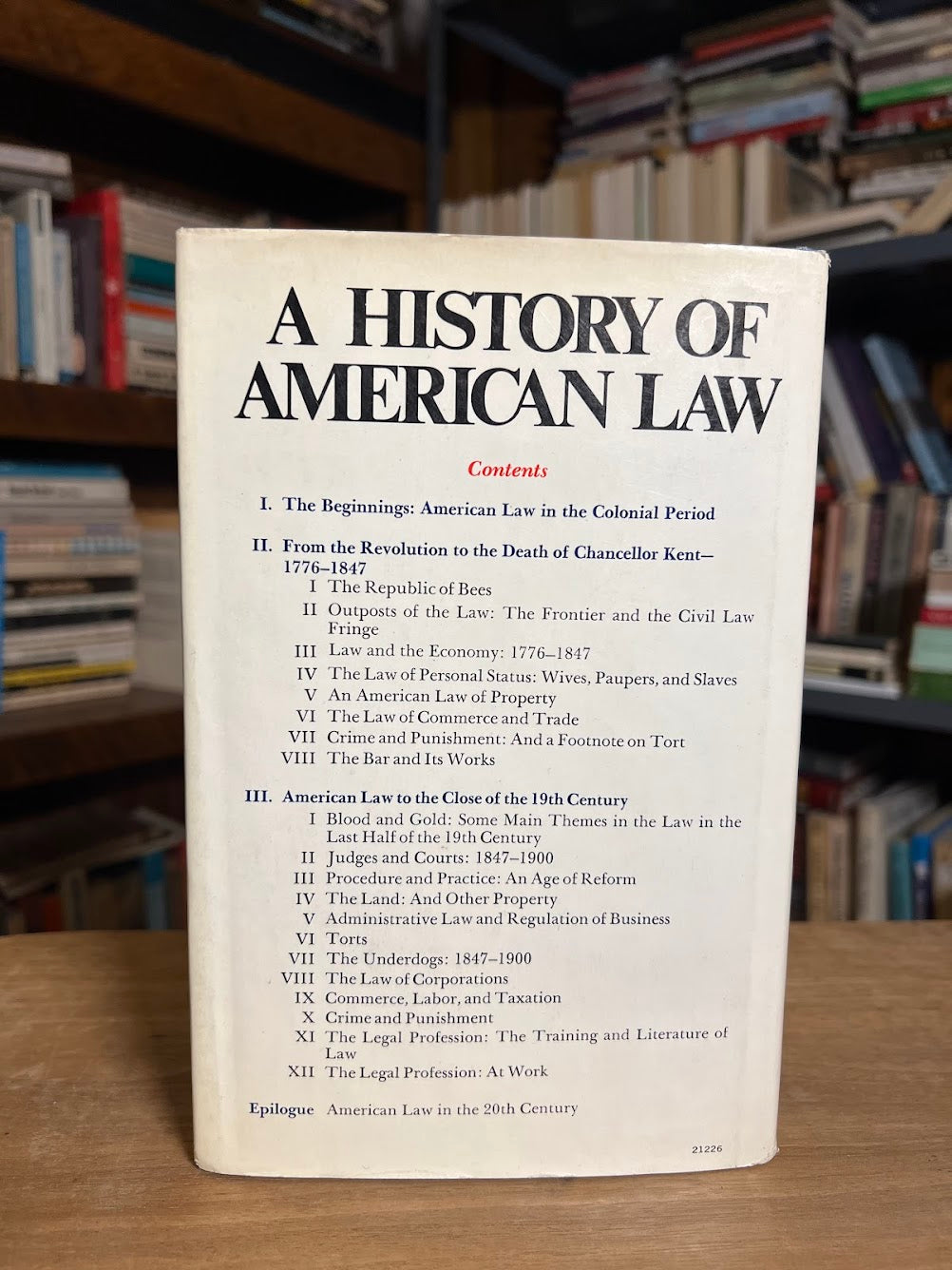 A History of American Law by Lawrence M. Friedman