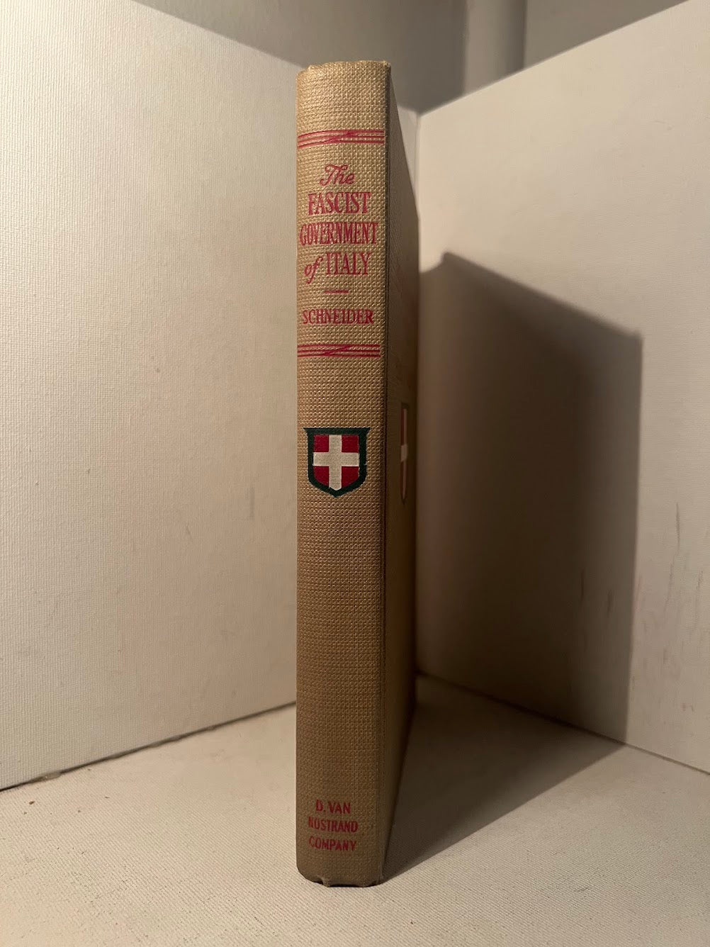The Fascist Government of Italy by Herbert W. Schneider