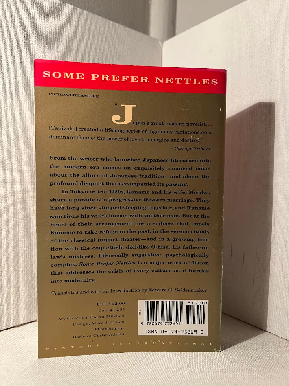 Some Prefer Nettles by Junichiro Tanizaki