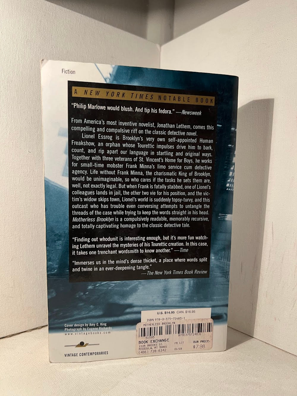 Motherless Brooklyn by Jonathan Lethem