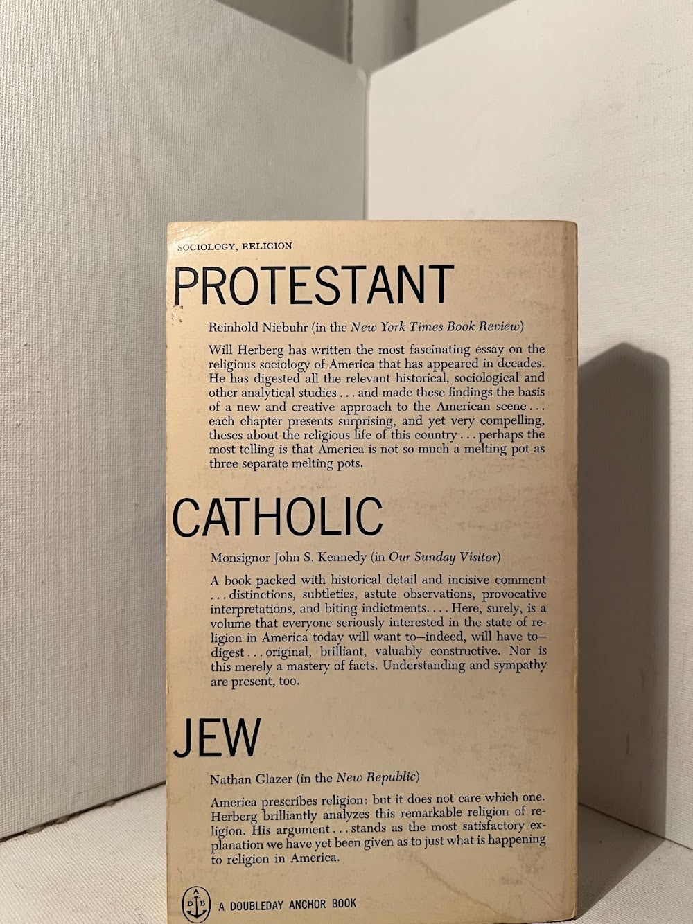 Protestant Catholic Jew by Will Herberg